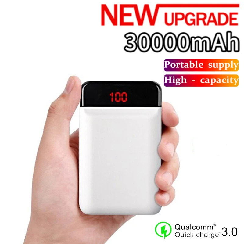Mini Power Bank 30000mAh Fast Charging Power Bank Portable External Battery Charger for iPhone Xiaomi power bank power bank