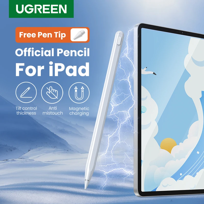 UGREEN Stylus Pen for iPad Pencil Magnetic Wireless Charging for
