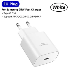 25W Super Fast Charging USB - C Wall Adapter - White - Only EU Plug