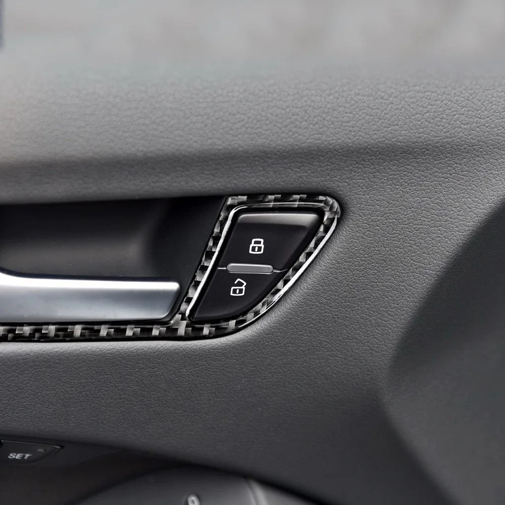 Audi アウディ A4/A5対応 カーボン ドアパネルカバー 高級感アップ Audi アウディ A4/A5対応 カーボン ドアパネルカバー 高級感