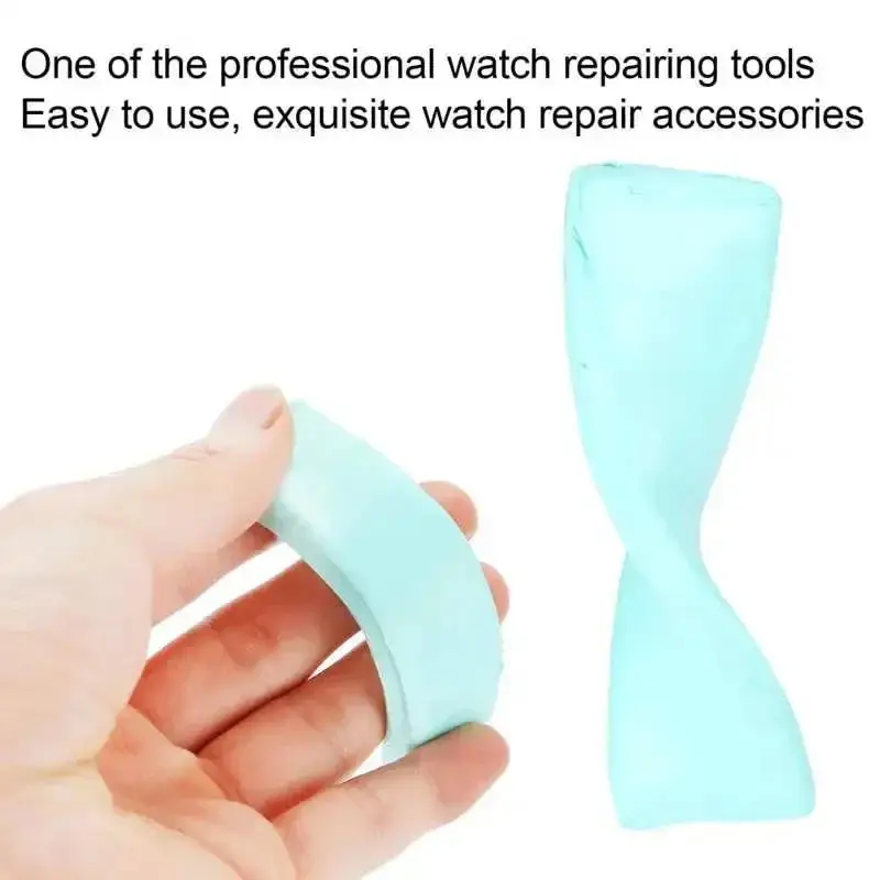 Watchmaker's Portable Movement Cleaning Clay - Dust & Oil Removal Tool with Wooden Stick