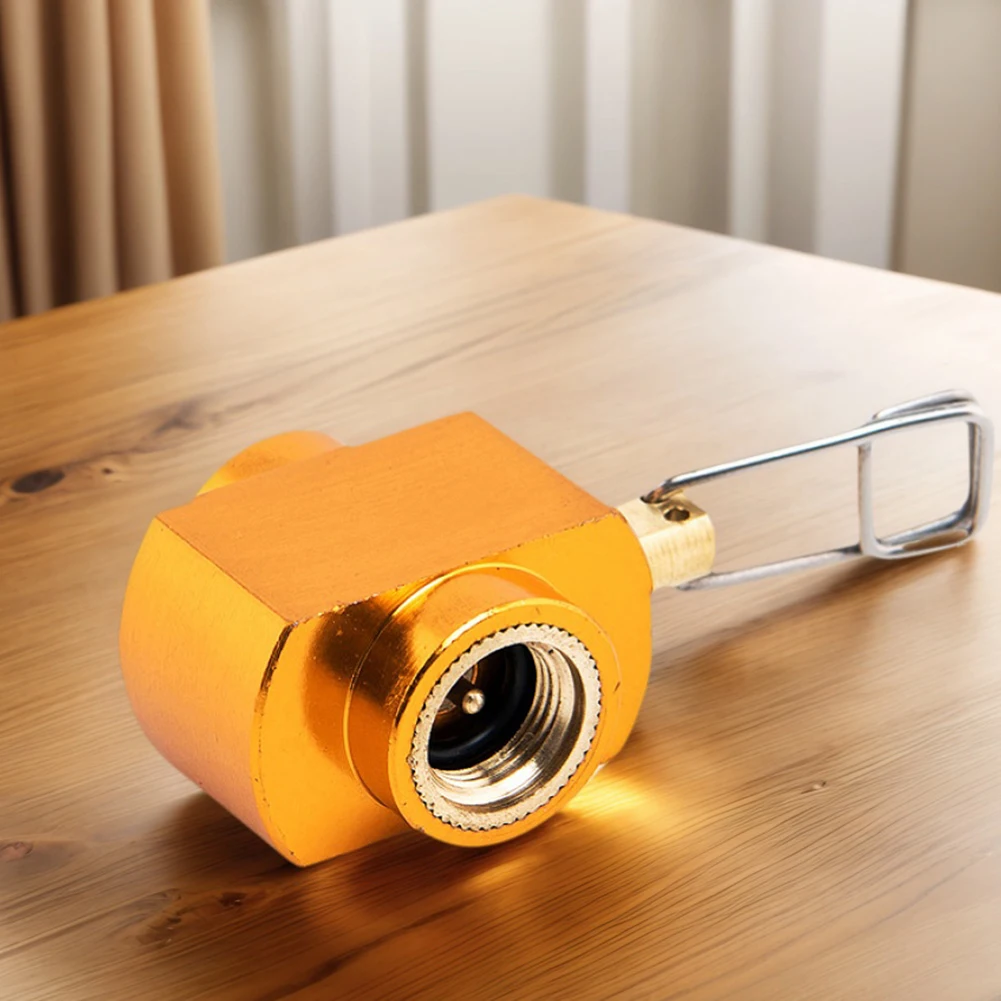 Gas Convertor Shifter Leakproof Refill Flat Tank Conversion Adapter Portable Gas Canister Refill Adapter for Outdoor Backpacking