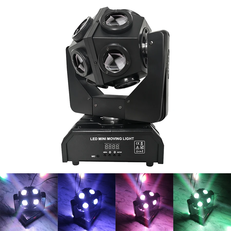 

12*10 Вт Мощный 12 шт. 10 Вт RGBW 4 в 1 неограниченный Вращающийся Dj светодиодный подвижный головной свет хороший эффект для дискотеки вечеринки бара ночного клуба