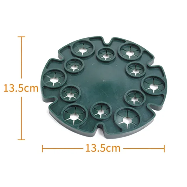 1pc Garden plant support Balcony plant connector with protective tray Bamboo poles Garden climbing stake Plant support connector 2