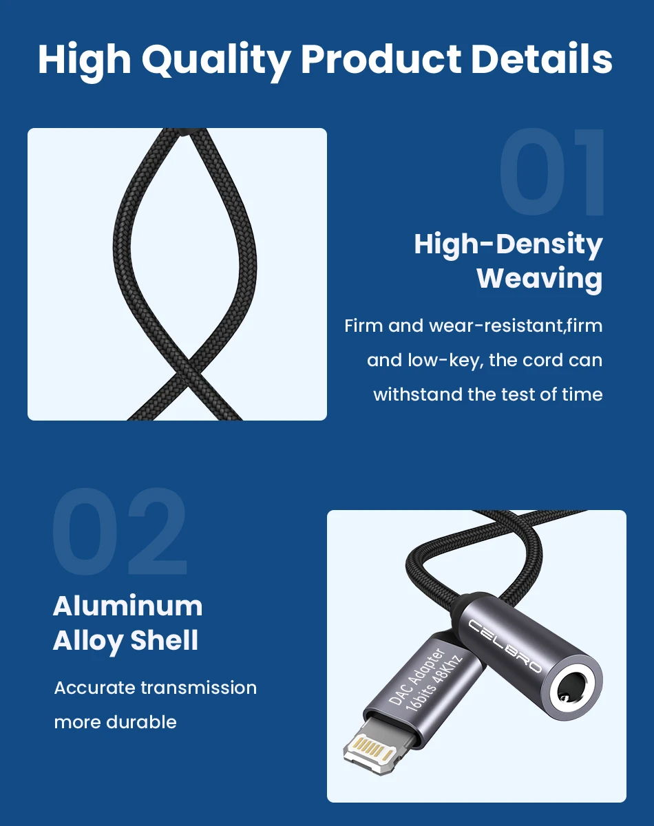 For Iphone Adapter Lightning Cat L To Audio Cable