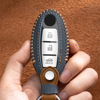 Per Nissan Qashqai x-trail T31 T32 Juke J10 J11 Tiida Altima Pathfinder prende i colpi per Infiniti Car Key Case Cover Shell accessori