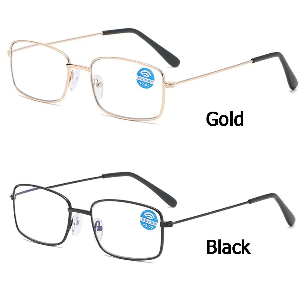 Anti Blue Light Reading Glasses Fashion Classic Metal Frame Presbyopia Eyeglasses Fashion Women Vision Care Readers Eyewear 5