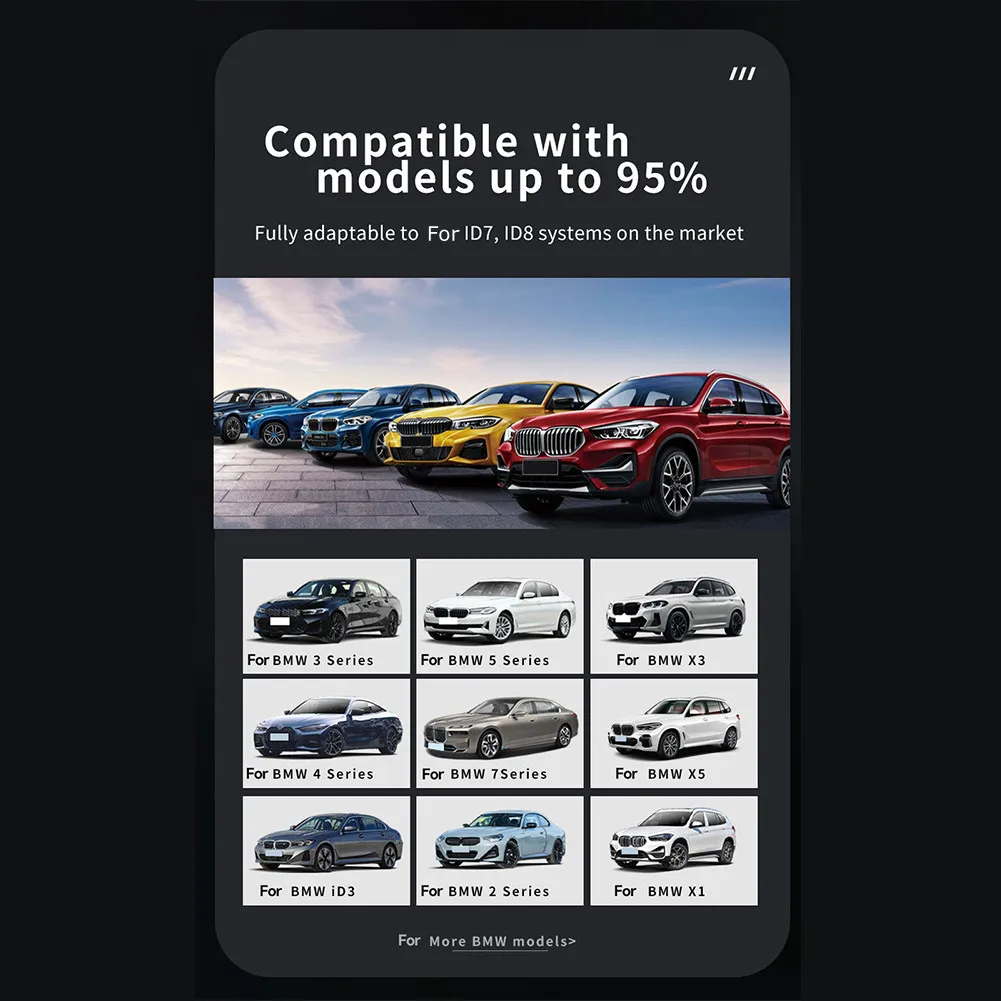 

Car Digital Navigation Box Replacement Vehicle Electronics Wireless 4G+64G Car Accessories For BMW Id6 Id7 Id8