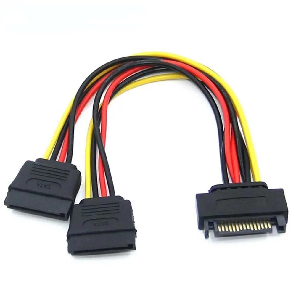 Extension Cable Power Splitter Cable Power Lead Connector Wire SATA Adapter SATA HDD Splitter Hard Disk