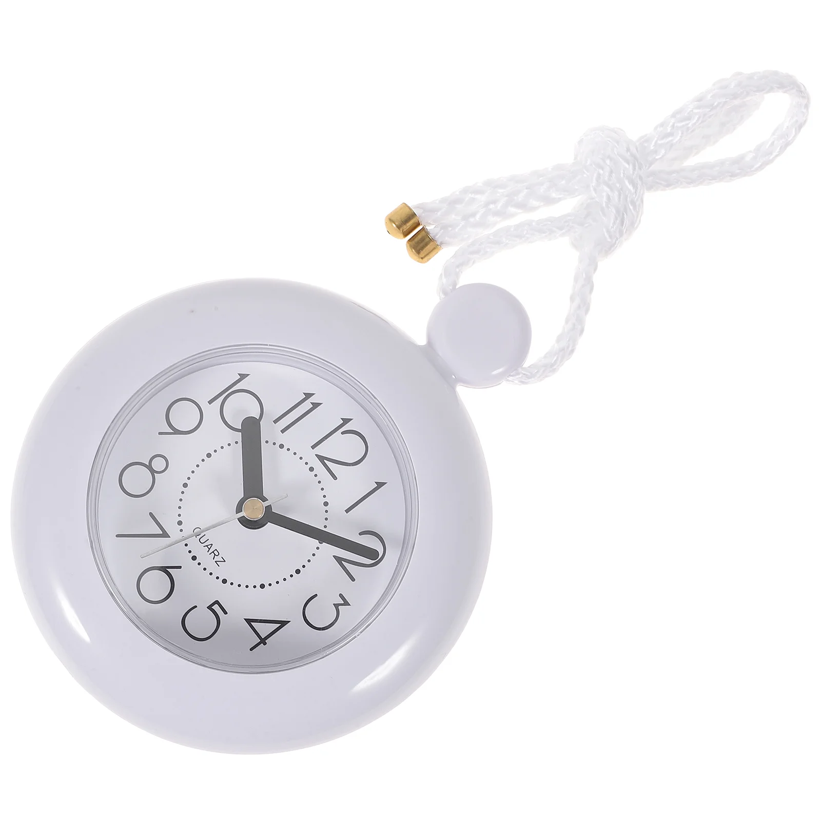 Bathroom Clock Watch Toilet Water Shower Wall Travel Small-operated Hanging Desktop