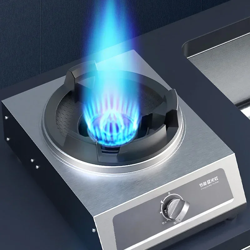Furious Fire Stove Commercial Single Stove Liquefied Gas Stir-frying High pressure stove stainless steel desktop gas stove