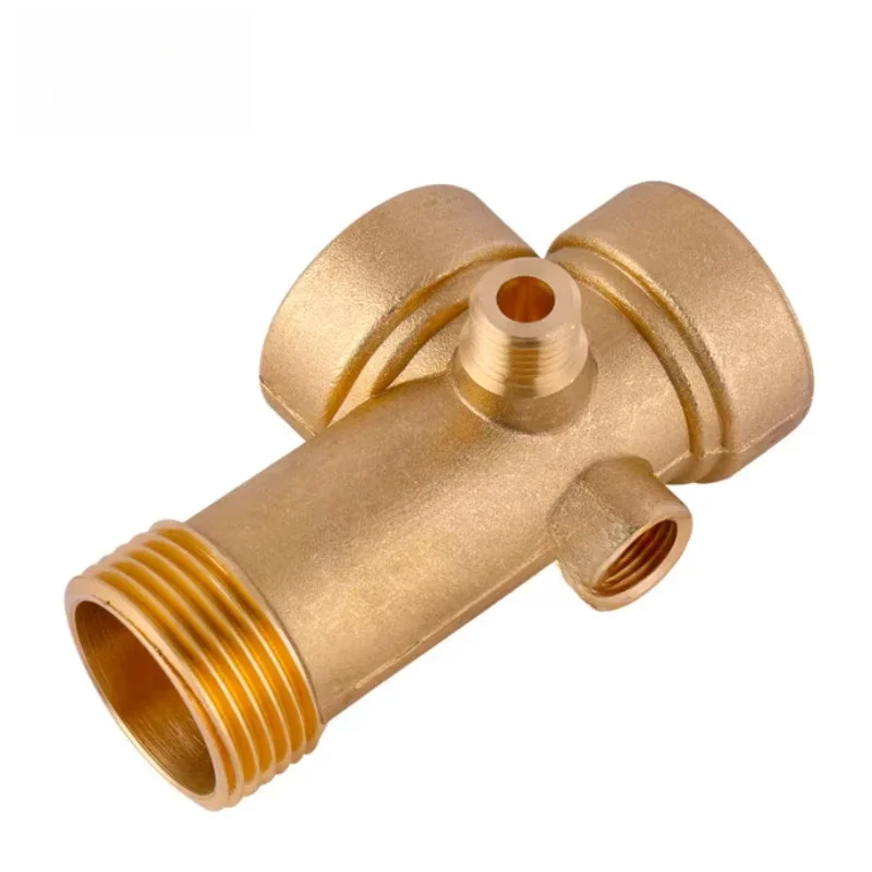 1pcs Brass Five 5 Way Connector for Water Pump pressure tank connection fittings Pipe Fitting Male/Female Thread Tee Type Copper