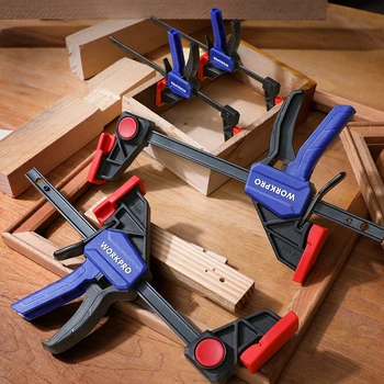 WORKPRO 4 Piece Bar Clamp Set 6