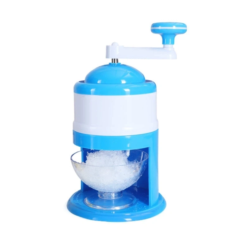 Manual Ice Crusher Slush Machine Ice Shaved Cocktails Crusher Household Slushie Machine for Home Outdoor C4DA