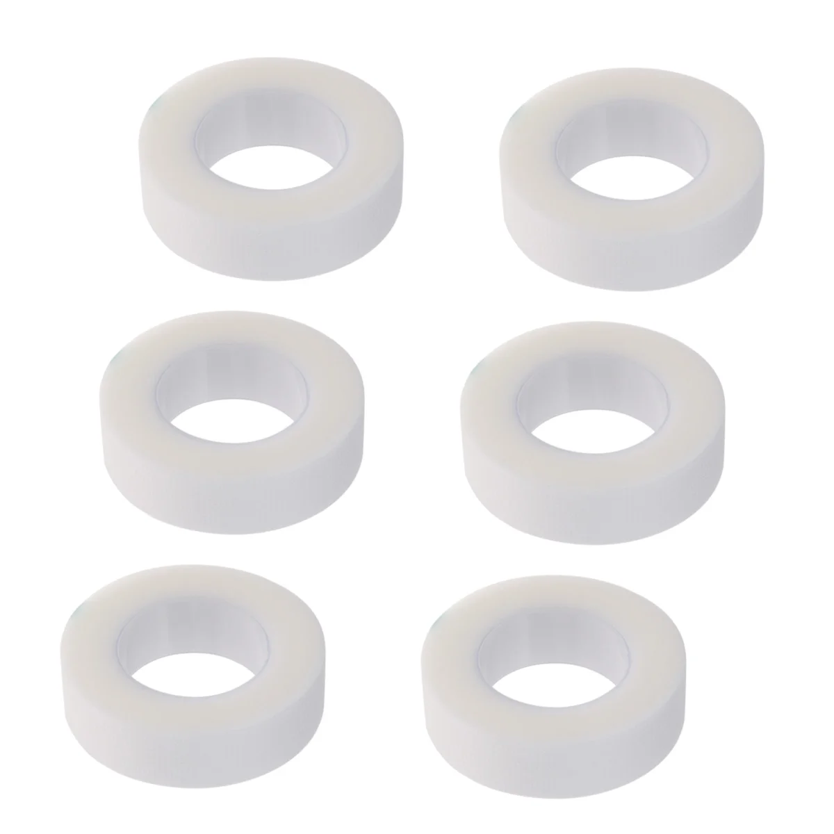 

6pcs Eyelash Isolation Tape Eyelash Lash Extension Supply Tool Non-woven Fabric Medical Tape (White)