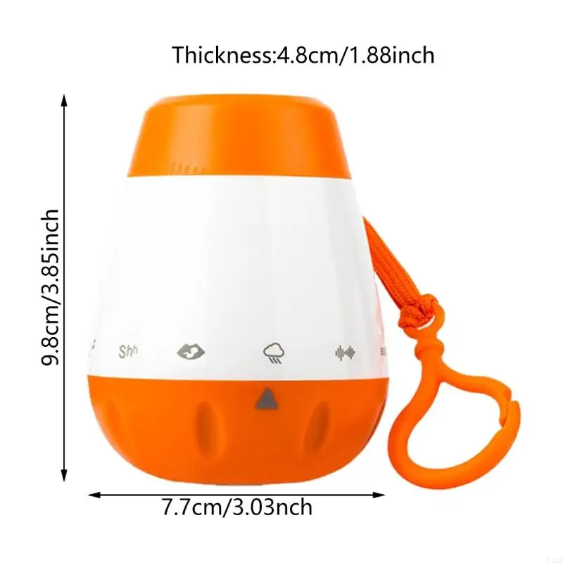 G2TE Infants Sleep Helper Therapy Baby White Noise Sound Machine Sound Generator for Baby Toddler Relax Toy Sleep Soother