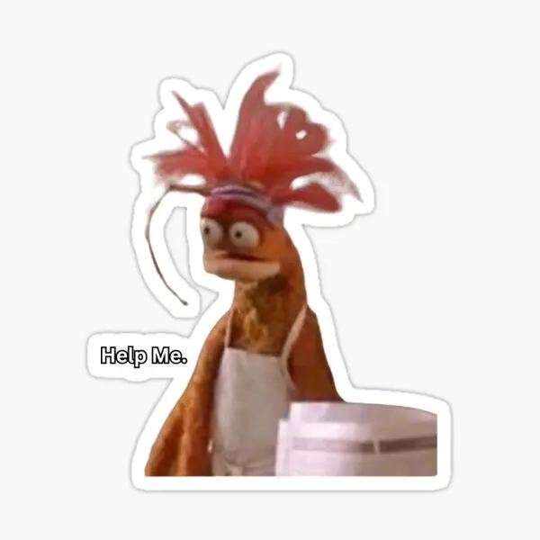 Pepe The King Prawn Stickers for Living Room Decor Room Stickers Background Luggage Car Cartoon Window Cute Decorations Art