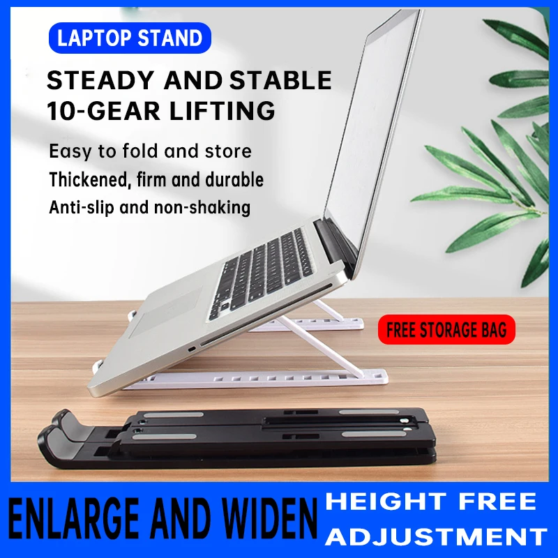 LaptopStandCoolingStandABSplasticmaterialPortableAdjustable