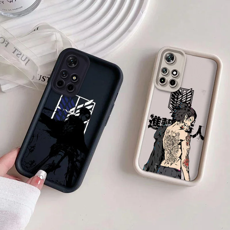 

BttBck On TitBn Bnime For Xiaomi 12T 11Lite 14 Pro Poco F2 F3 F4 F5 X3 X4 X5 M3 GT Pro Eyes Ladder Phone Case Soft Funda Cover