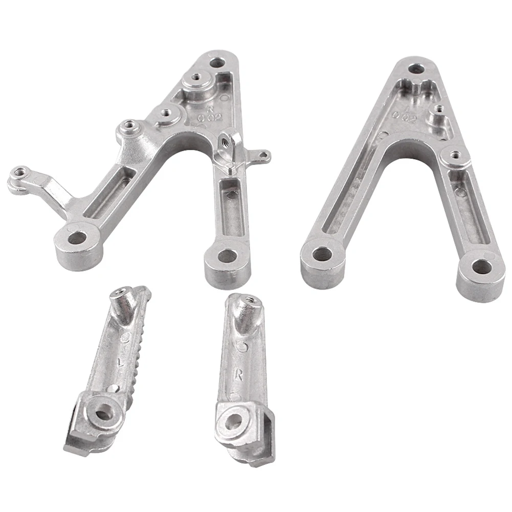 Aluminum Alloy Motorcycle Rear Passenger Footpegs / Foot Pegs / Footrest Brackets for YAMAHA Sliver Spare Part Accessories and Accessory Replacements