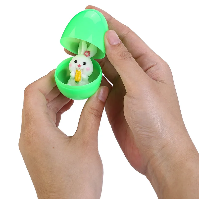 10Pcs Mini Cute Easter Twister Egg Surprise Egg Toys Creative Kids Easter Birthday Party Raffle Twister Toy Small Toy Inside