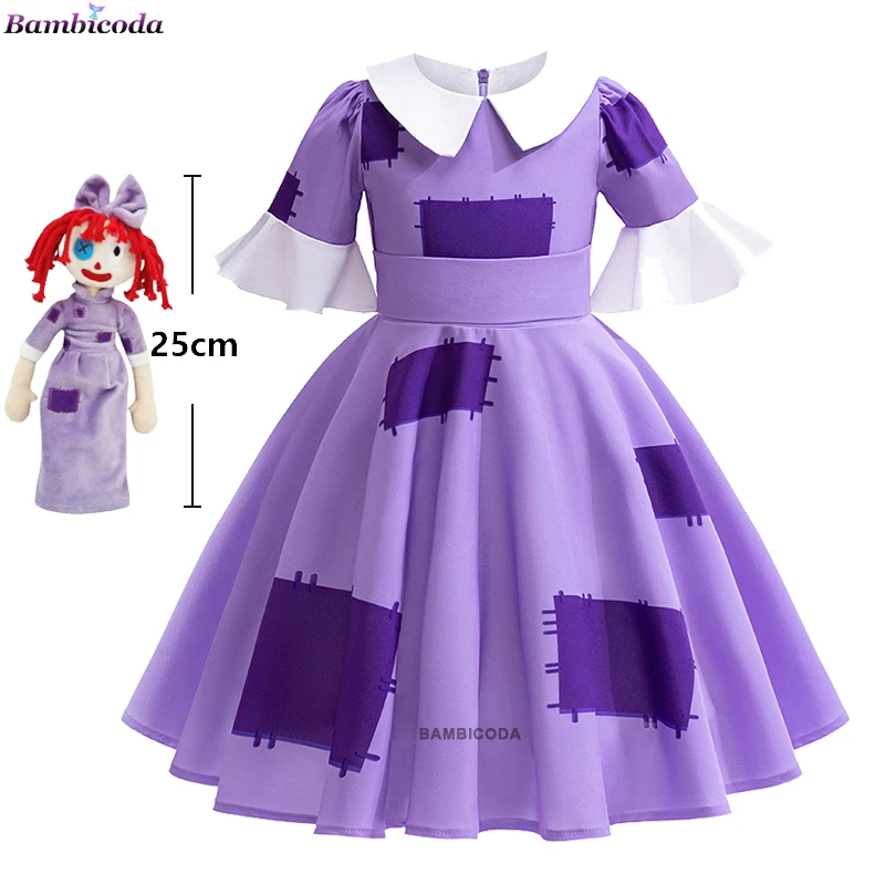 thumbnail image 1 of Disfraz de Cosplay de Anime Pomni The Amazing Digital Circus 2024, mono para niños, traje de Halloween, disfraz de Purim para niños, disfraz de dibujos animados para Cosplay, 1 of 5