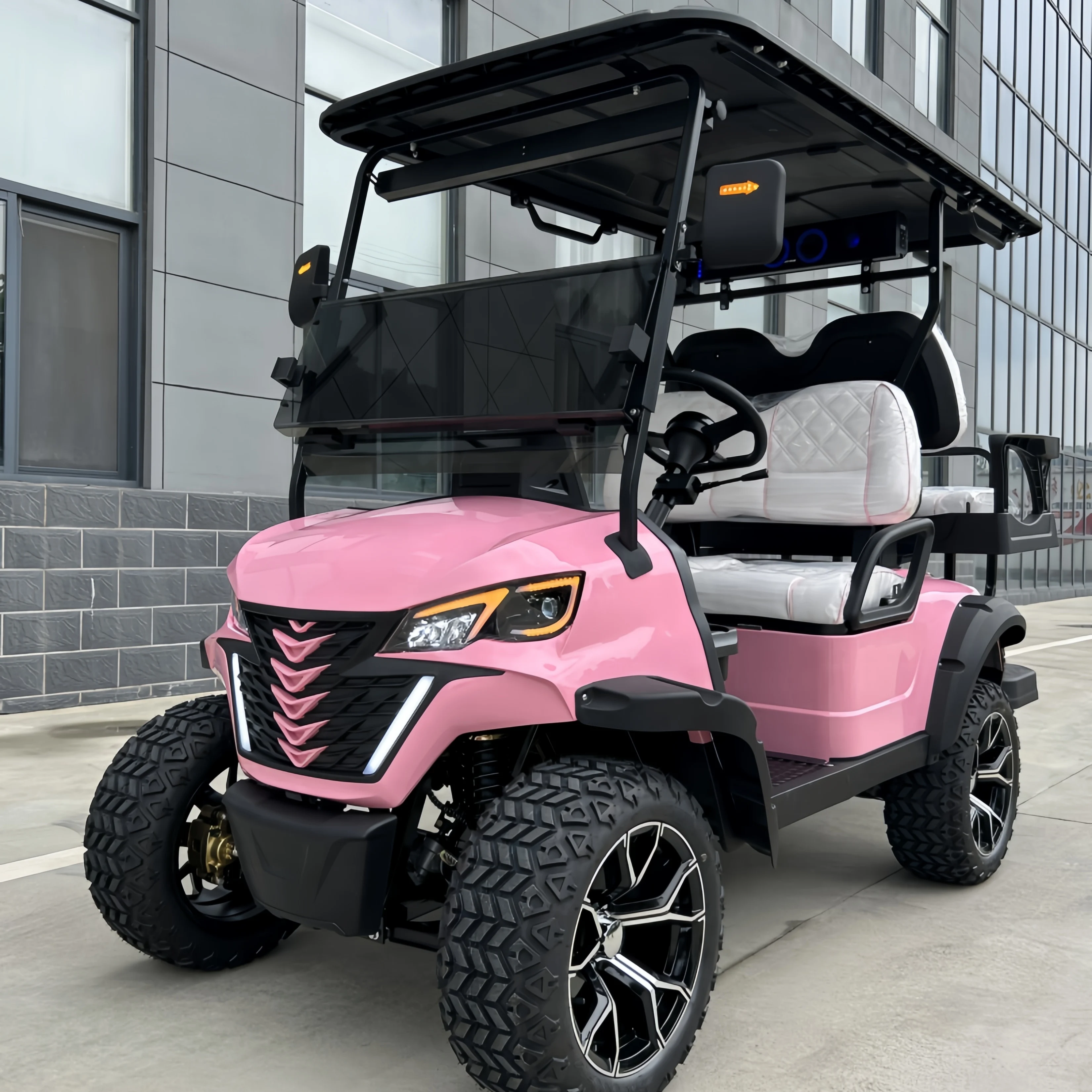 Golf Buggy 4 Seat Electric 72V Lithium Powered Golf Cart Off-road Electric Cart sightseeing car For Sale