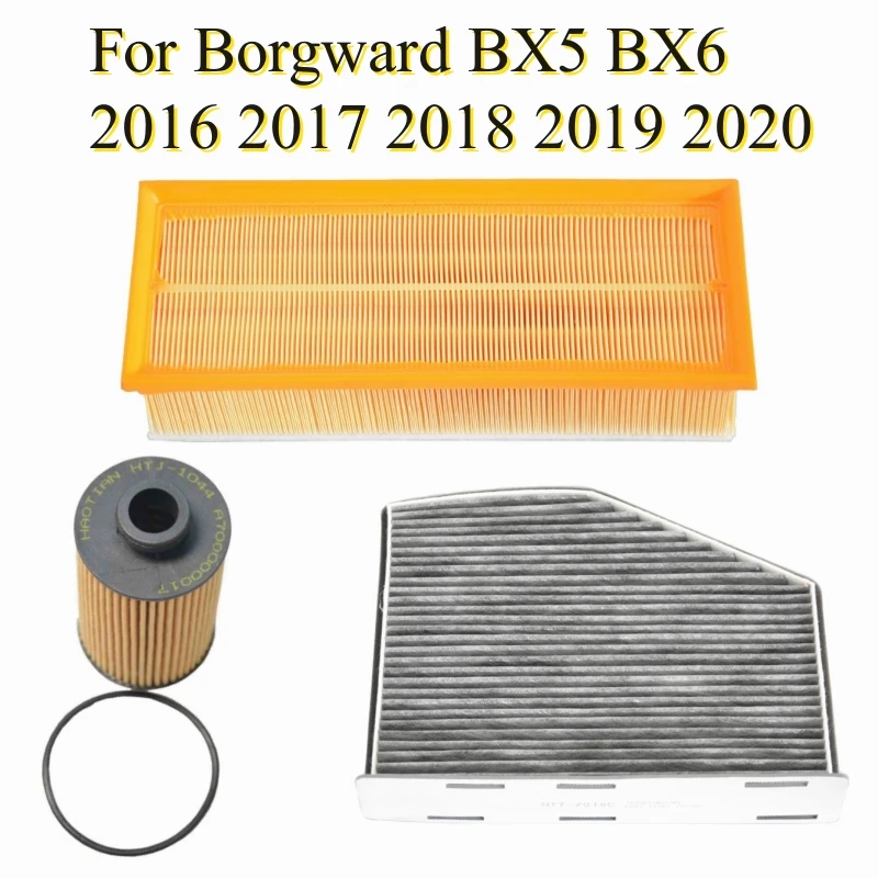 

C​ar Air Filter Cabin Filter Oil Filter For Borgward BX5 1.8T /2.0T 2016 BX6 2.0T 2017-2023 A700000017 1K0-129-620G 1K0819653A
