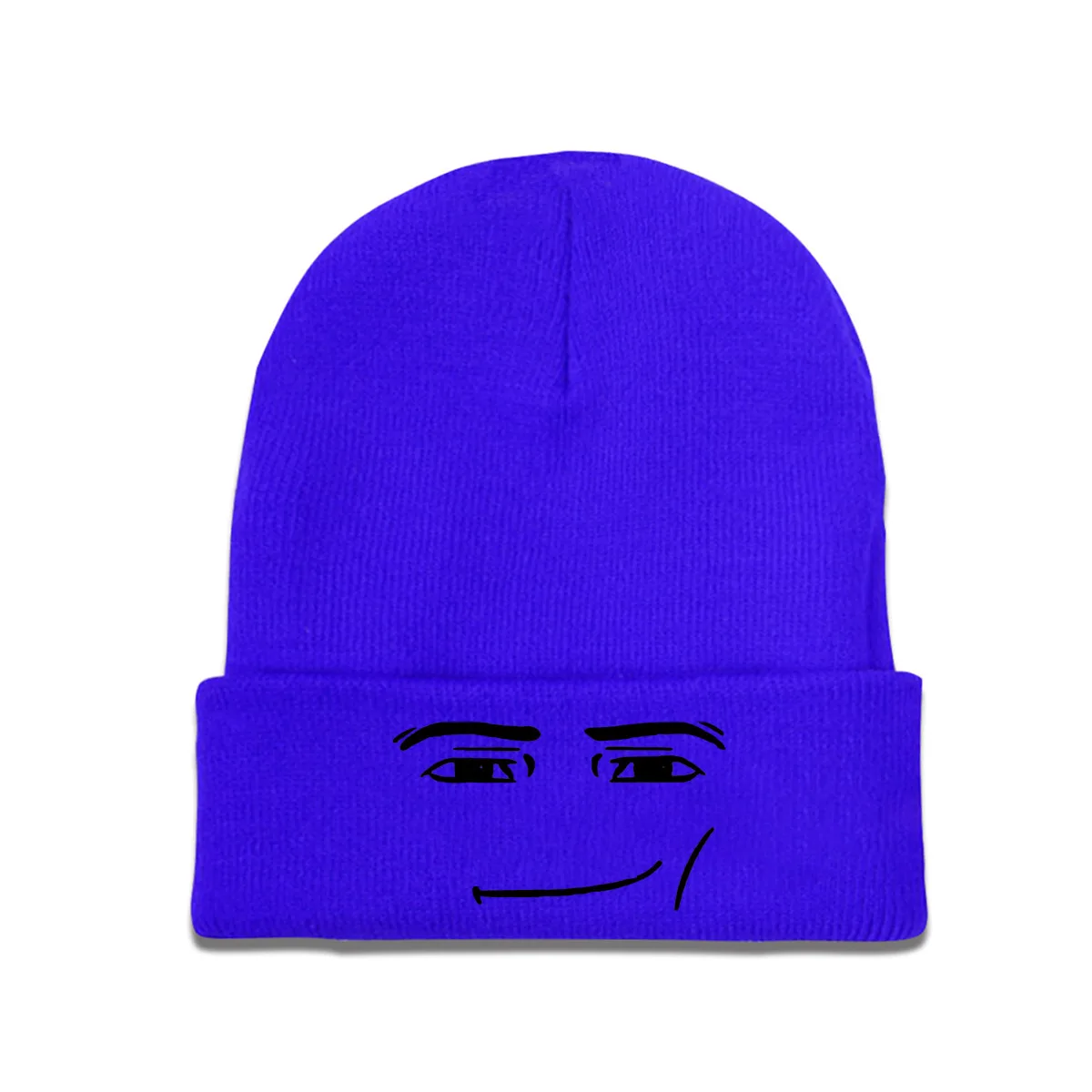 Roblox Rosto De Tricô De Malha Chapéu Gorro Caps Skullies Gorros