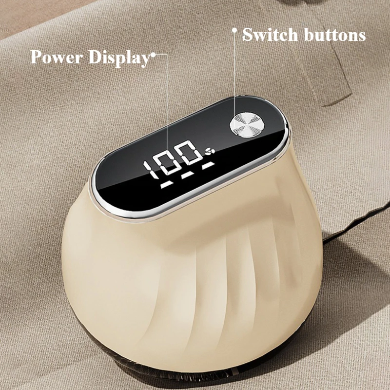 Fabric Shaver Lint Remover for Clothes Rechargeable Lint Shaver with LCD Display Sweater Shavers to Remove Pilling Fuzz Remover 5