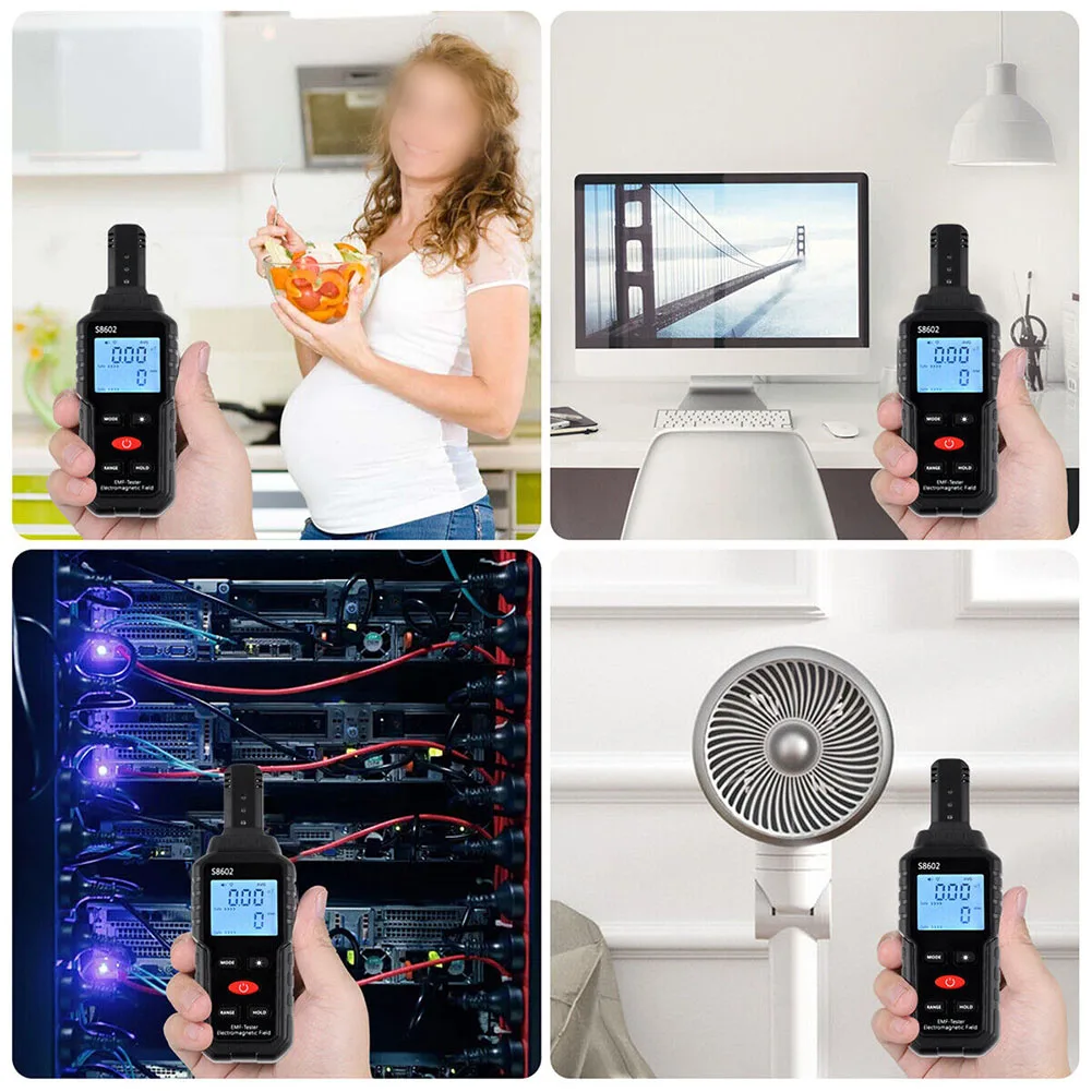 3 In 1 EMF Meter Electromagnetic Field Radiation Detector EMF Tester For Home EMF Detector Ghosts Hunting Device 3
