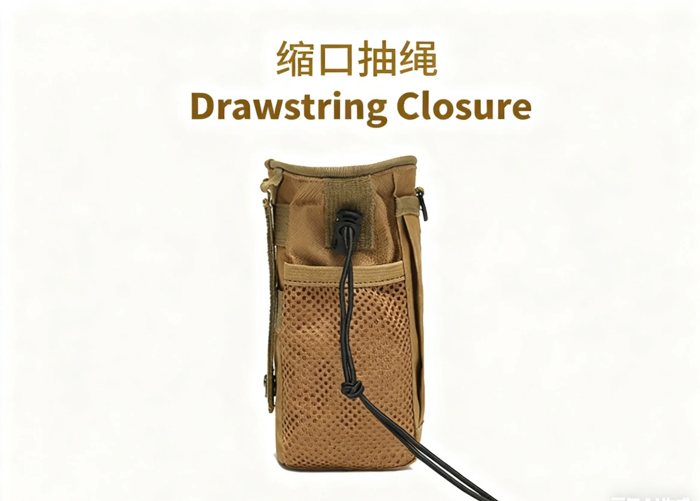 Neue taktische Molle-Dump-Tasche für den Außenbereich, 3-5 l, Camo-Design, 600D Nylon, recycelbare Hüfttasche, tragbare Aufbewahrungstasche für Jagd- und Outdoor-Zubehör – Detail 3