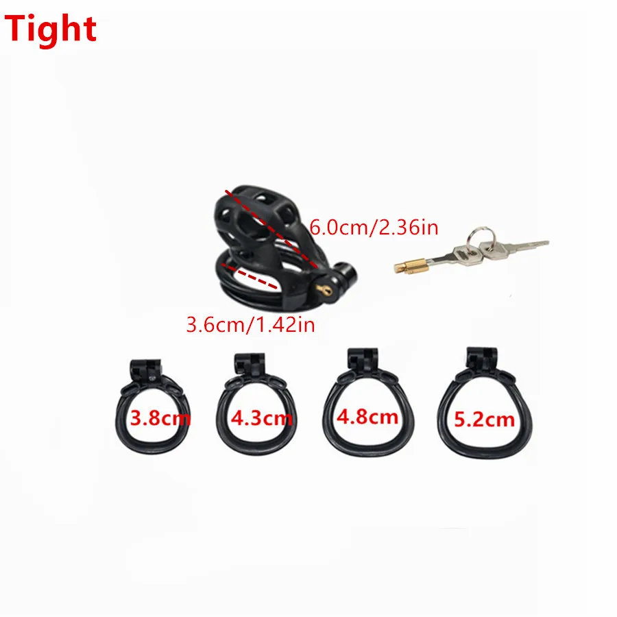Superior Cobra Male Chastity Cage Lock Device With 4rings Sex toys for men
