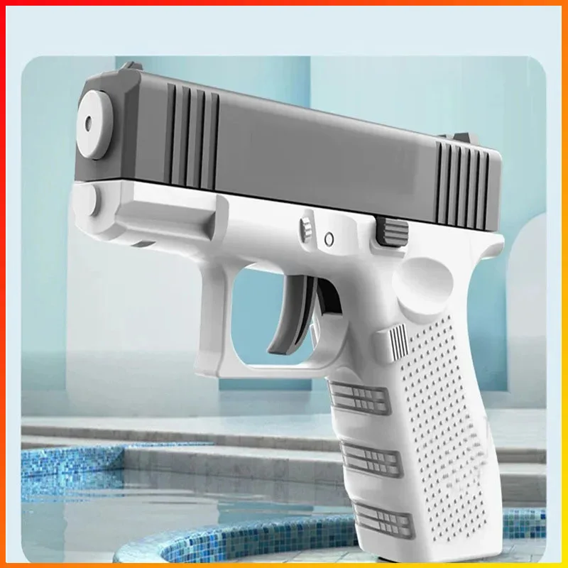 Summer Water Gun non Electric Pistol High-pressure Full Automatic Shooting Water Beach Toy Gun For kid Children Boys Girls Adult 4