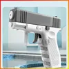 Summer Water Gun non Electric Pistol High-pressure Full Automatic Shooting Water Beach Toy Gun For kid Children Boys Girls Adult 4
