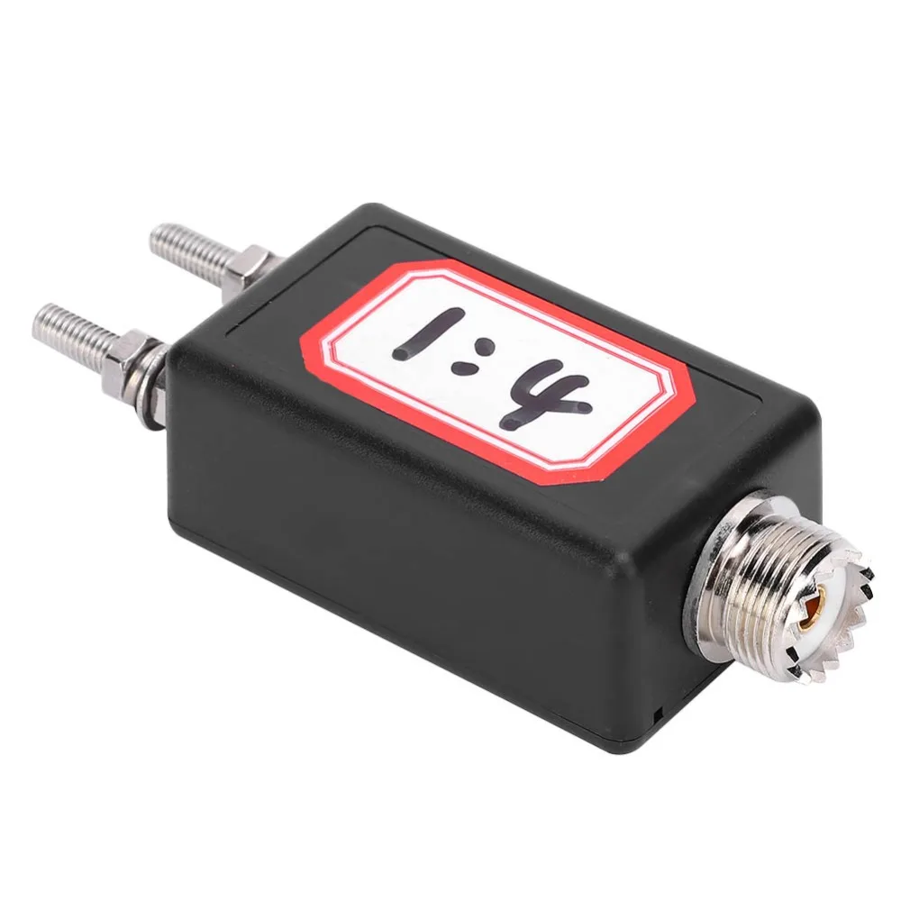 Suitable HF 1:4 Ratio 1:4 Mini Balun M Interface Plastic Shell Mini Balun Black Size Consumer Electronics Shortwave Antenna