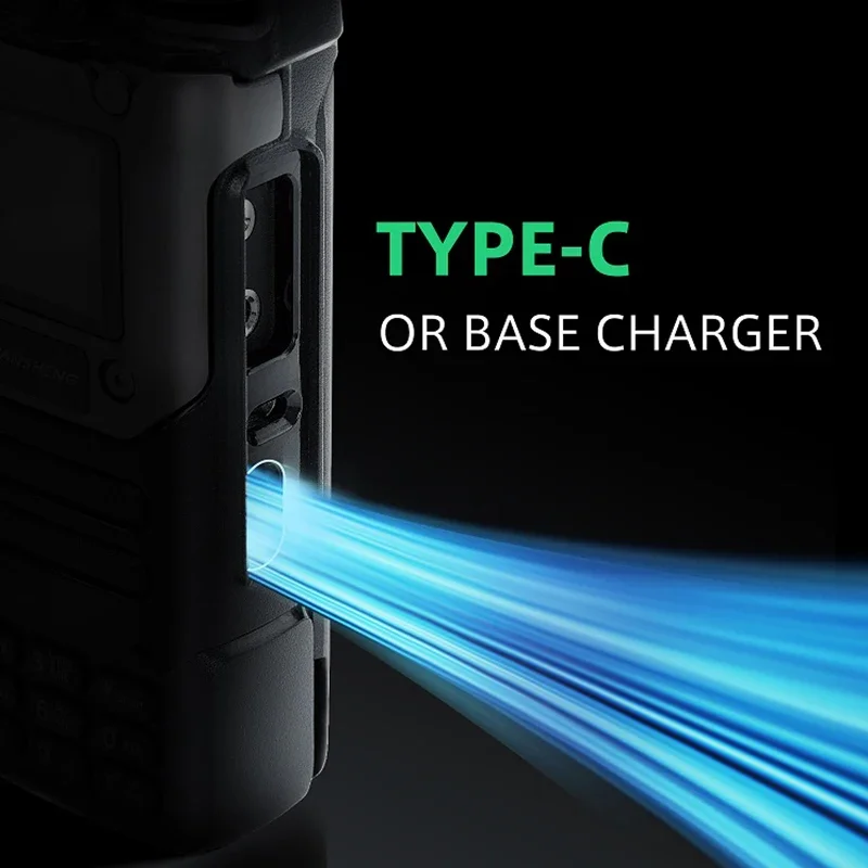 Quansheng UV-K6 Walkie Talkie 50-600MHz Full Band Receiving Type C Charge Air Band 5W DTMF Scrambler NOAA Channels UV-K58 Radios 3