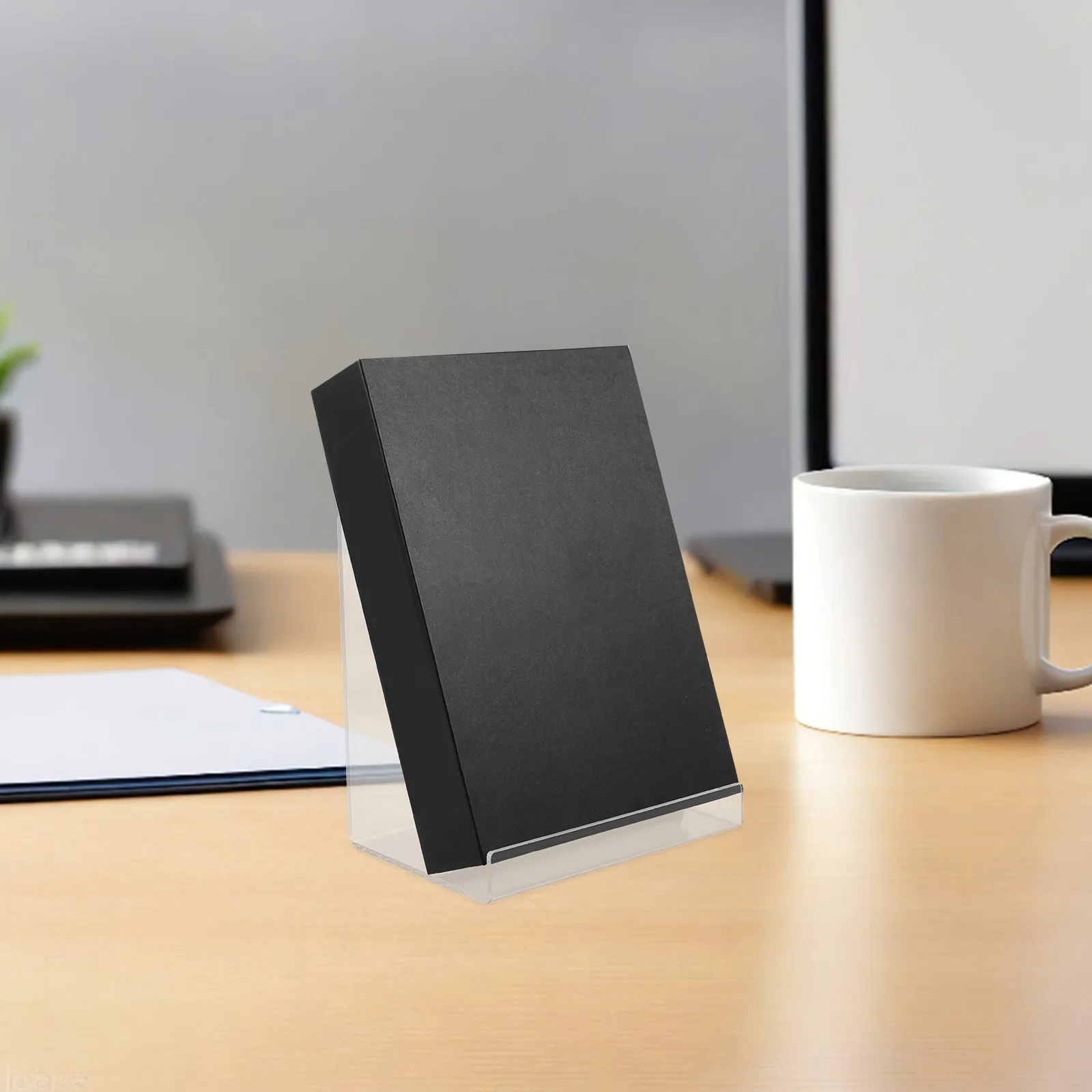 퍼즐 뚜껑 스탠드 아크릴 L자형 퍼즐 박스 뚜껑 지지대 스탠드 바플 투명 책 전시대 정리대 레시피 설명서