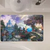 MINISO Disney Cinderella Floor Mat Anti-Slip Kitchen Bedroom Handmade Tufted Rug Carpet Living Room Entrance Rug 5