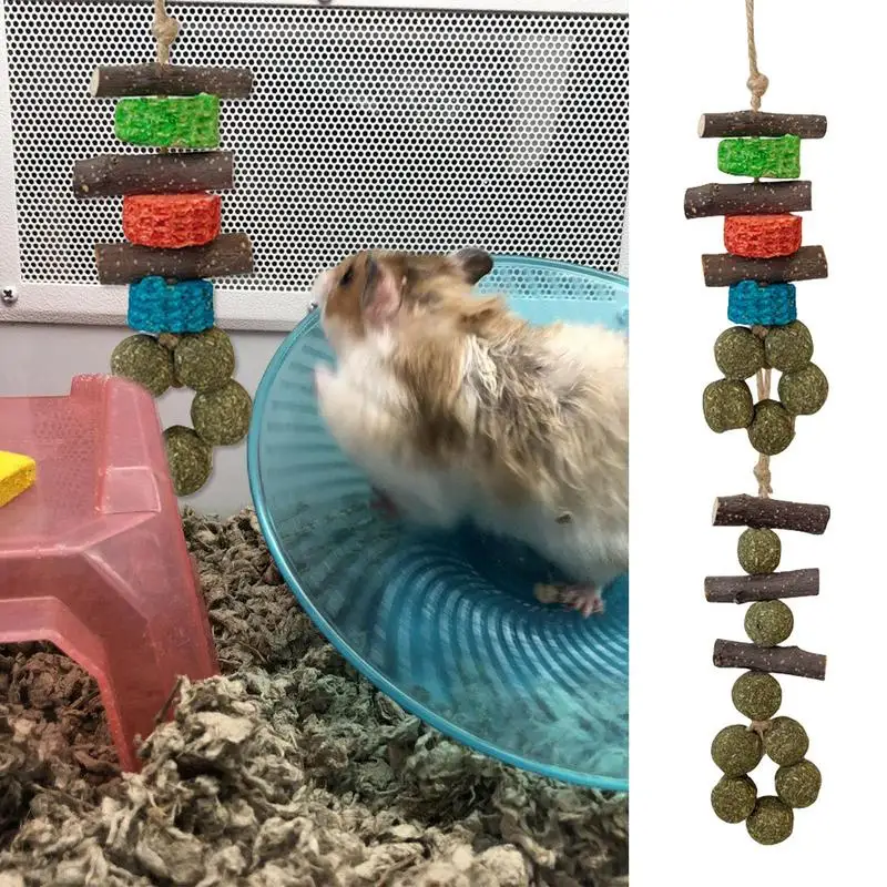 

Hamster Rabbit Chew Toy Bite Grind Teeth Toys Wooden Hamster Chews Funny Pet Supplies Hamster Toy Pet Interactive Chew Toy