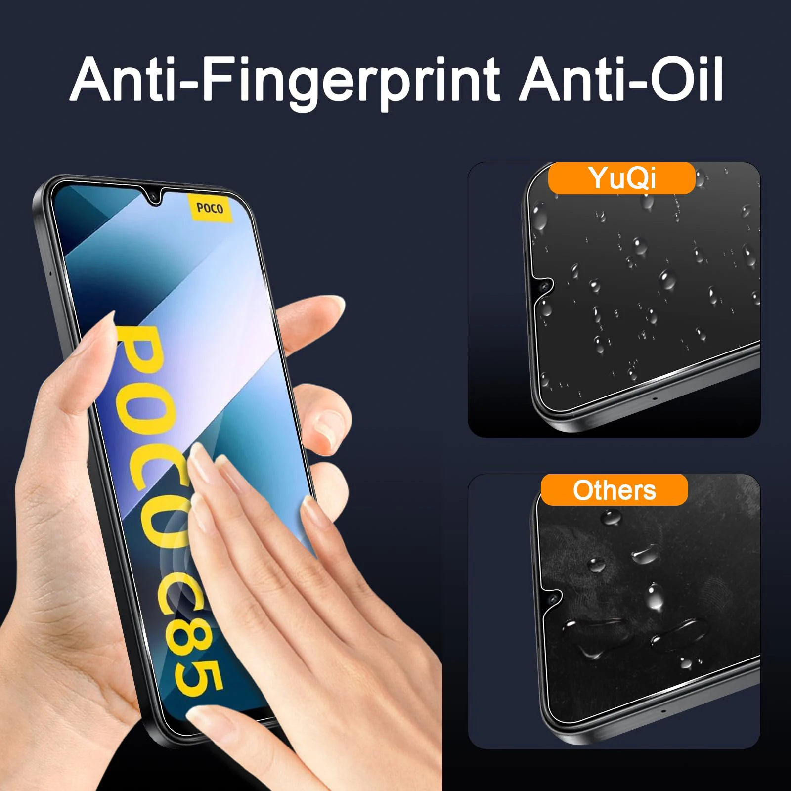 Premium Tempered Glass Screen Protector | HD Transparent & Anti-Scratch | Case-Friendly Design