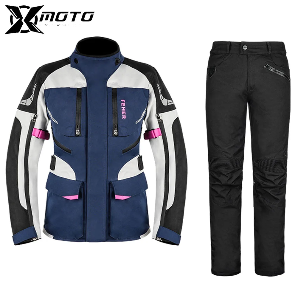 

Fall Prevention Four Season Style Locomotive Suit Windbreak Knight Motorcycle Suit Be Durable Casual Set Of Cycling Clothes