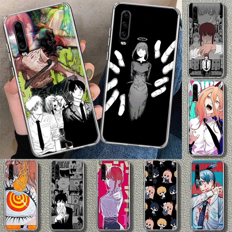 Japan Anime Chainsaw Man Phone Case Cover For Huawei P30 P P40 P10 P50 Mate 40 30 10 Pro Lite Art Gift Fundas Coque Shell C Aliexpress