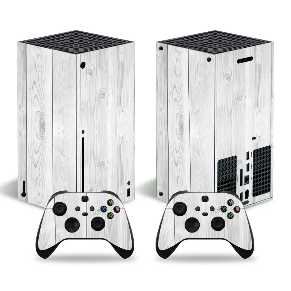 Decalcomania In Vinile Beschermende Skin Cover Sticker Voor Xbox Serie X Console En Controller-Hout Ontwerpen #0667