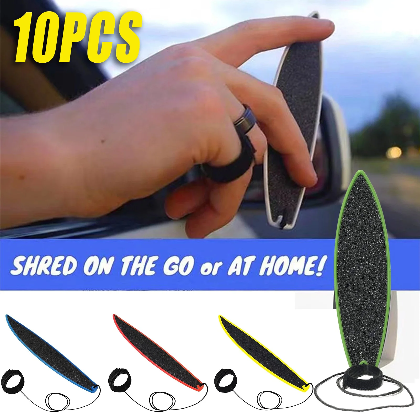 10PCS Finger Surfboard Mini Fingertip Surfboard Toys Surf Wind Mini Board Children's Toys Birthday Gift Novelty