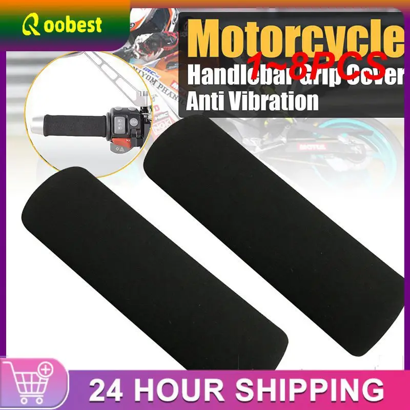 

1~8PCS Universal Slip On Anti Vibration Handle Grip Headlebar Cover Fit R1250GS R1200GS R1200RT F800GS ADV F900R/XR K1600GT