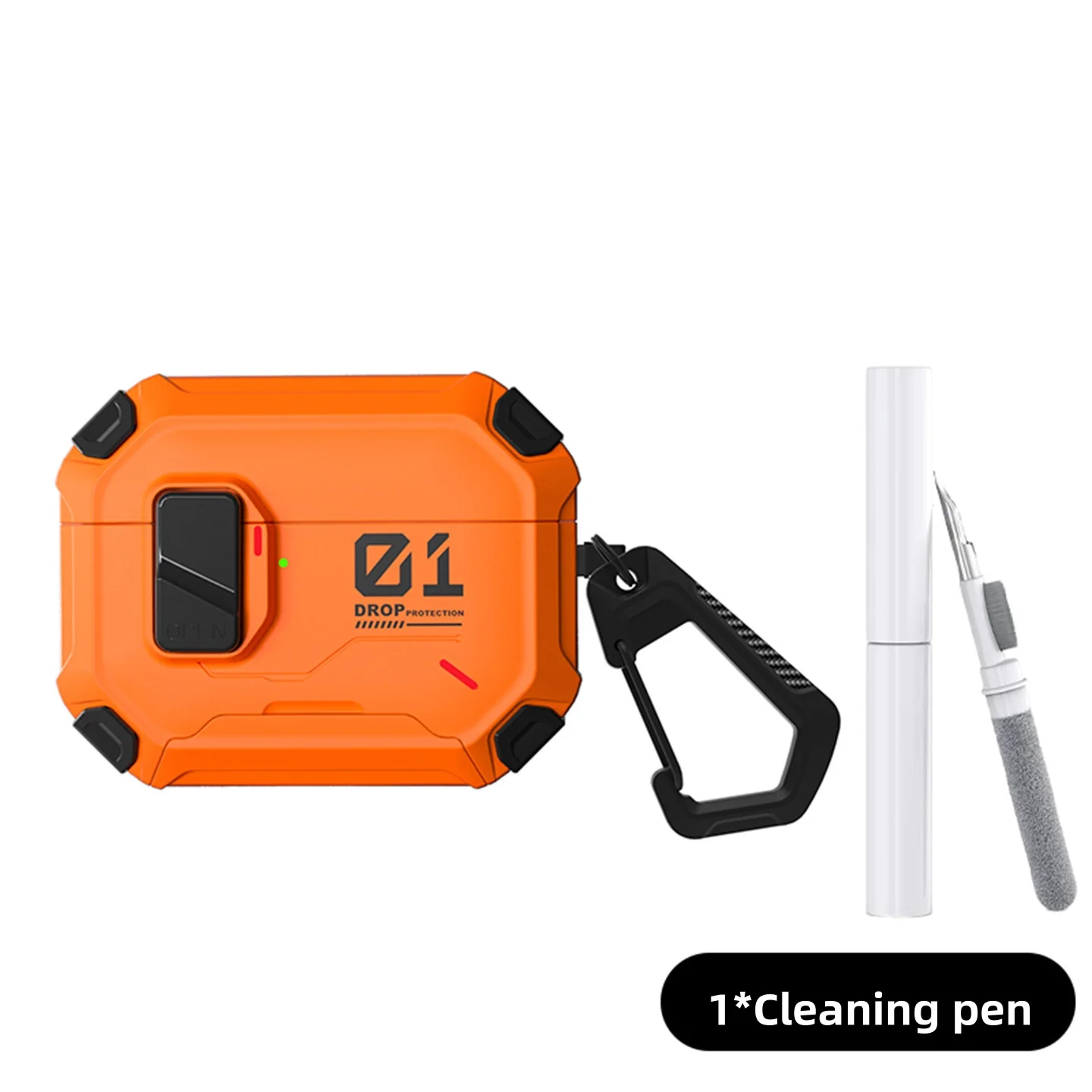 Magnetic Flip-Open Full Body Shockproof AirPods Case with Lock