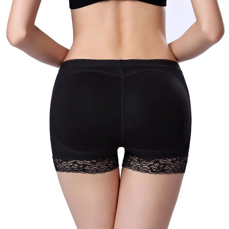 Sexy Butt Lifter Women Shapers Padded Lace Panty Buttocks Enhancer Fake Hip Shapewear Underwear Briefs Ass Push Up Panties S-3XL shapewear panties push up panties butt hip enhancer