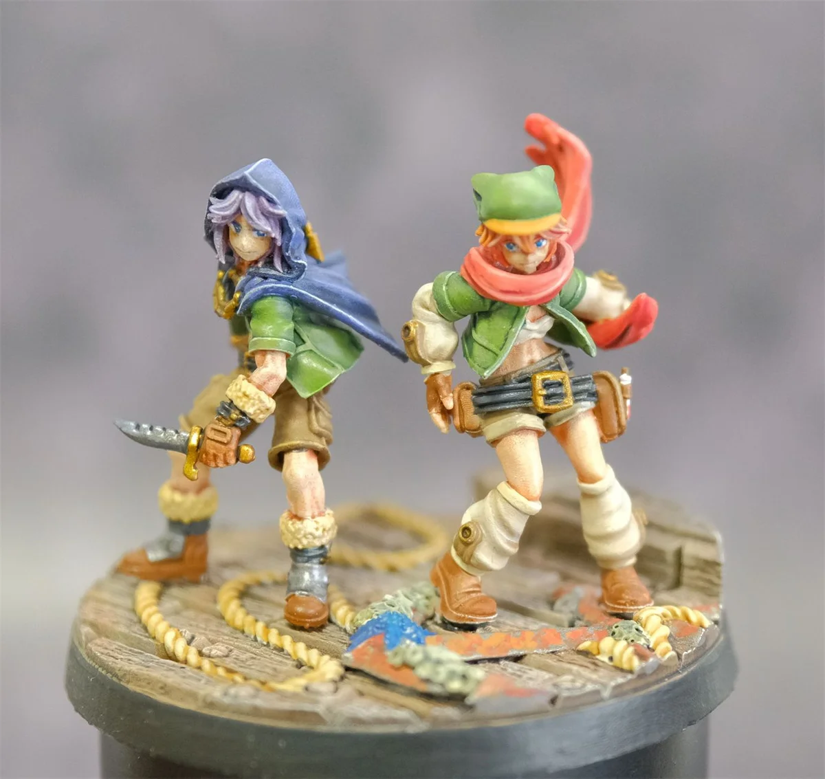 

Unpainted Resin Model Japanese Cartoon Character Dungeons and Dragons Dnd Board Game Chess Model