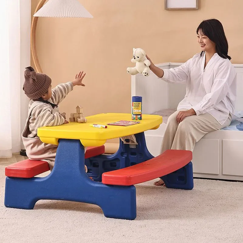 Kids Table Children Desk Chair Children's Study Tables Child Room Furniture Set Student School Supplies Childrens Classroom